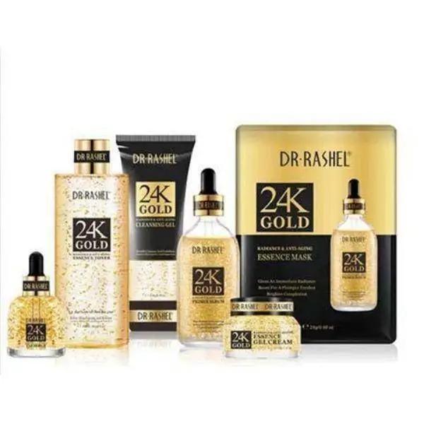 Dr.Rashel 24K گولڈ ریڈیئنس اور اینٹی ایجنگ سیریز - 6 کا پیک