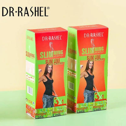   Dr.Rashel 3 in 1 Chili Slim Line Hot Cream with Seaweed Collagen & Chili Formula For Slim Fit - 150gms