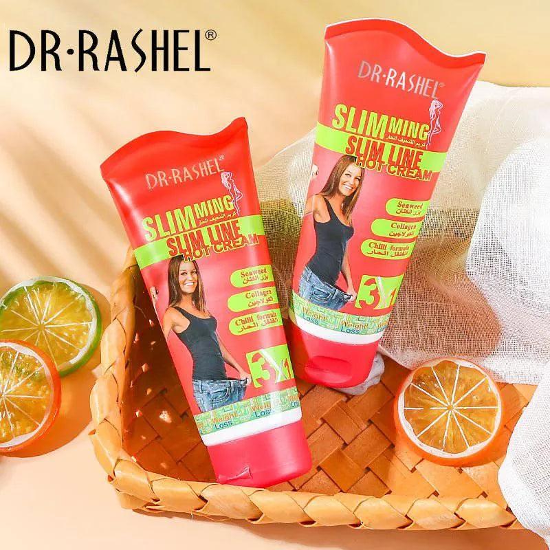   Dr.Rashel 3 in 1 Chili Slim Line Hot Cream with Seaweed Collagen & Chili Formula For Slim Fit - 150gms