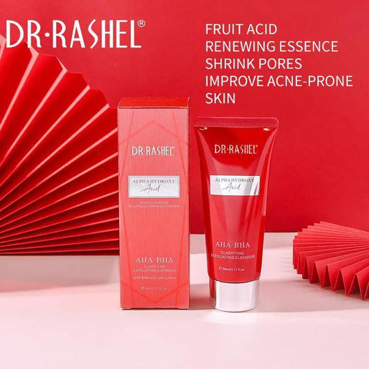   Dr.Rashel Alpha Hydroxy Acid AHA-BHA Clarifying Exfoliating Cleanser - 80ml