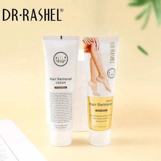   Dr.Rashel Aloe Vera & Vitamin E Silky Legs Underarm Bikini Line Body Depilatory Cream Hair Removal Cream - 100g