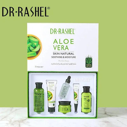   Dr.Rashel Aloe Vera Skin Natural Soothing & Moisture Skin Care Series  - Pack of 6 With Box