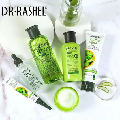   Dr.Rashel Aloe Vera Skin Natural Soothing & Moisture Skin Care Series  - Pack of 6 With Box