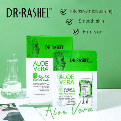 Dr.Rashel Aloe Vera Soothe & Smooth Essence Mask - Dr Rashel Official