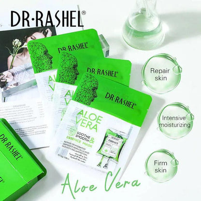 Dr.Rashel Aloe Vera Soothe & Smooth Essence Mask - Dr Rashel Official