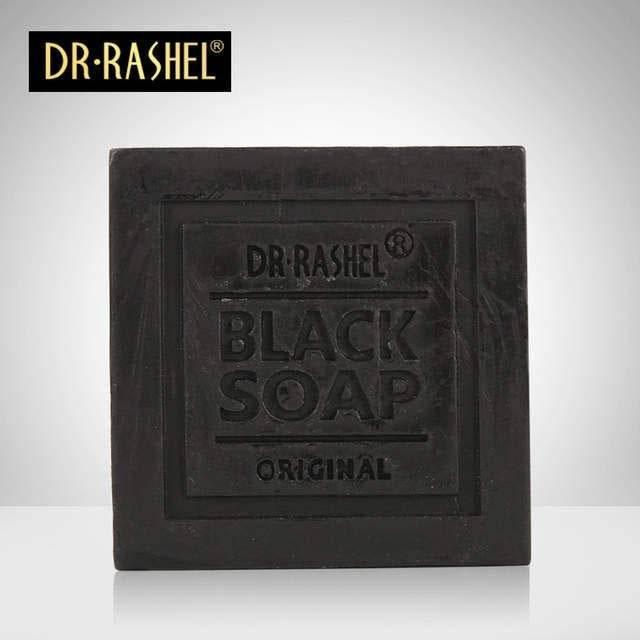 Dr.Rashel Collagen Charcoal Black Soap Deep Cleansing Facial Soap Tighten Pores, Acne & Oil Control - 100g - Dr Rashel Official
