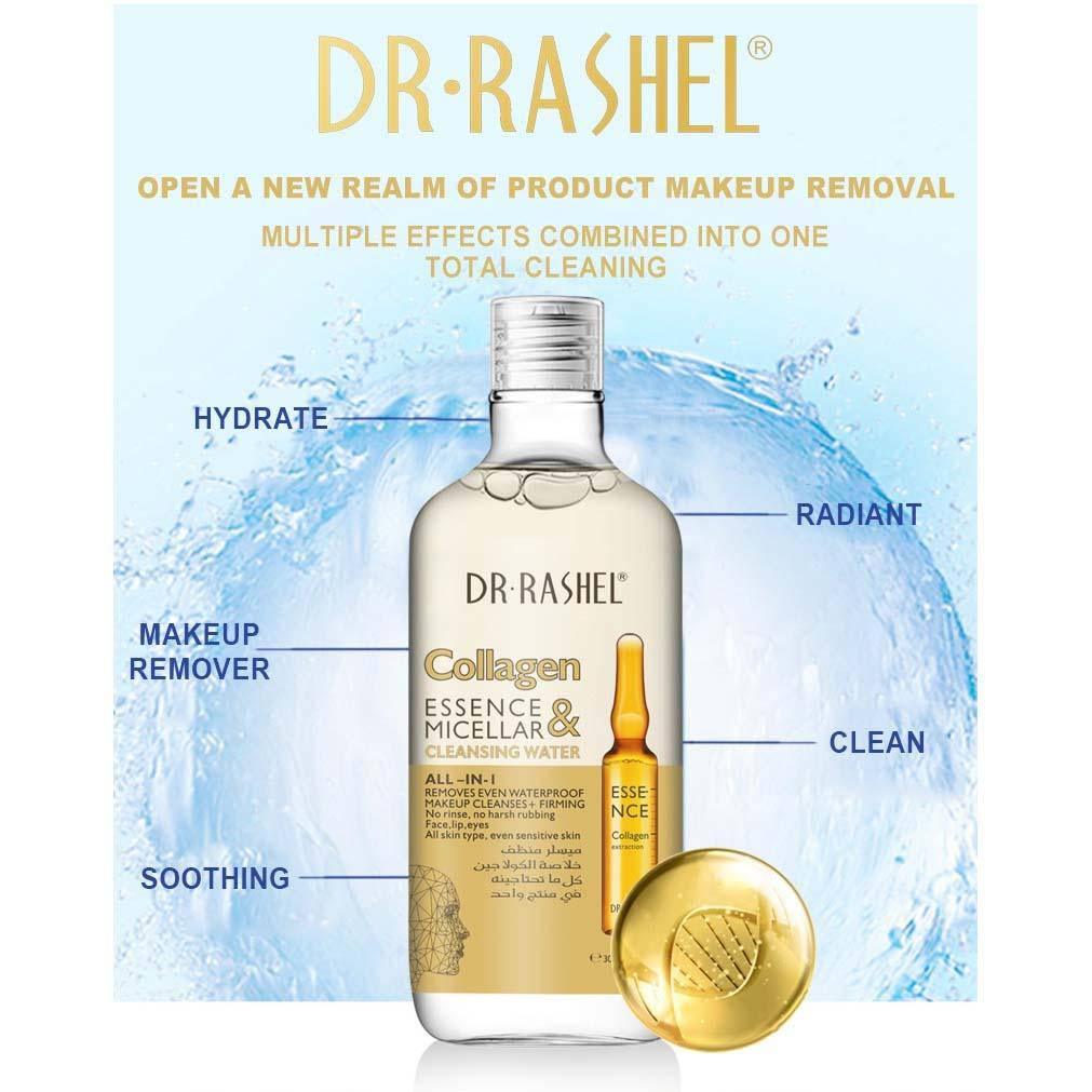   Dr.Rashel Collagen Essence & Micellar Cleansing Water All in 1 - 300ml