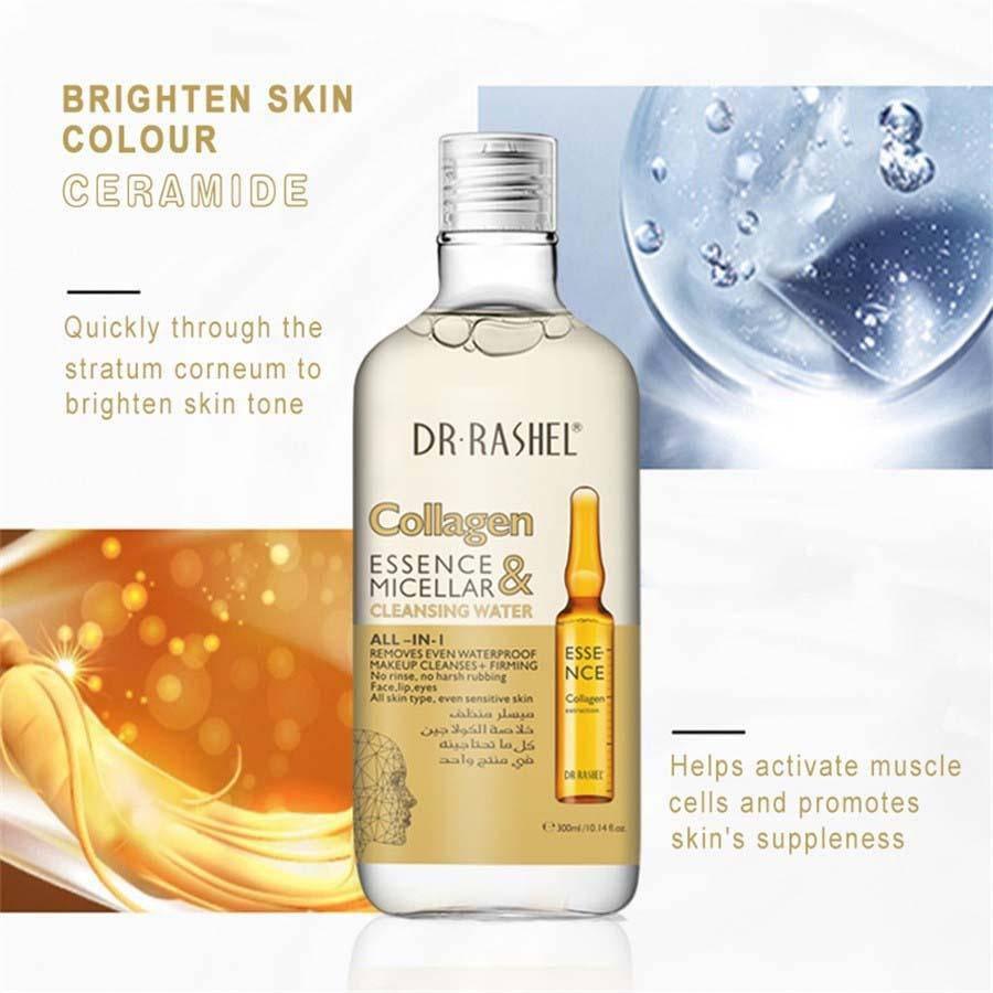   Dr.Rashel Collagen Essence & Micellar Cleansing Water All in 1 - 300ml