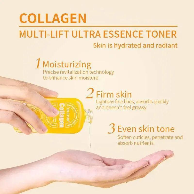 Dr.Rashel Collagen Multi-Lift Ultra Anti-wrinkle Essence Toner 100ml - Dr Rashel Official