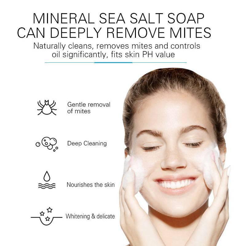 Dr.Rashel Detoxifies Pores Sea Salt Soap - 100gms - Dr Rashel Official