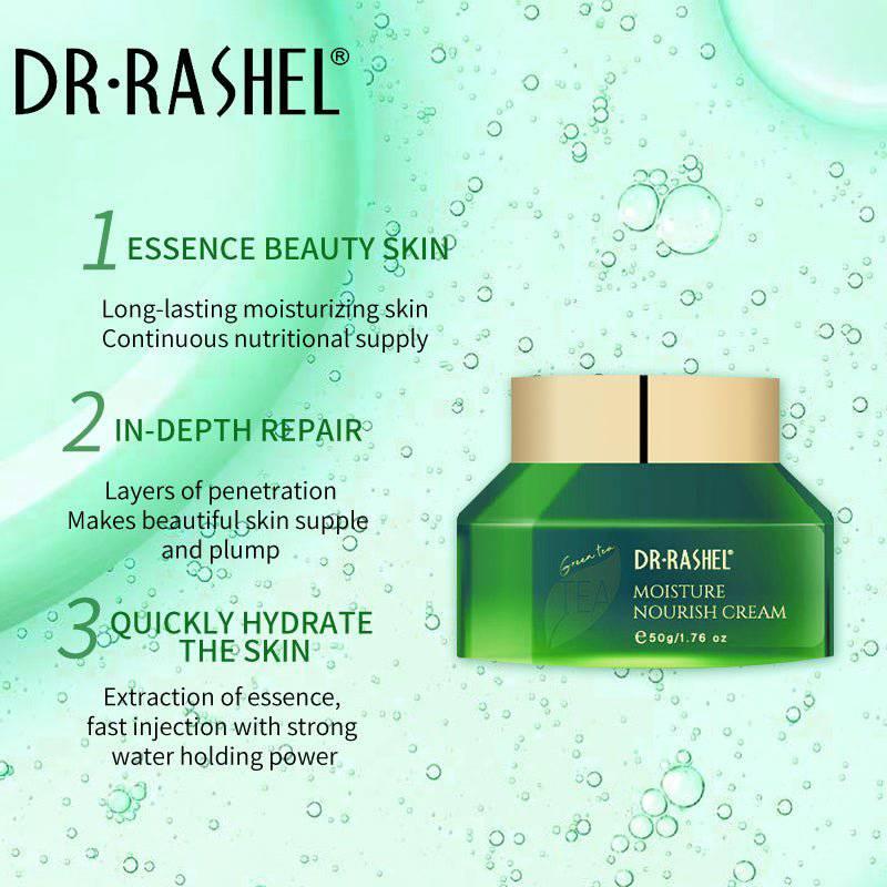 Dr.Rashel Green Tea Moisture and Nuurish Facial Cream 50g Face Cream