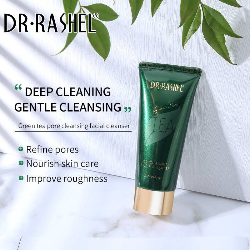 Dr.Rashel Green Tea Pore Cleansing Facial Cleanser 80ml Face Wash - Dr Rashel Official