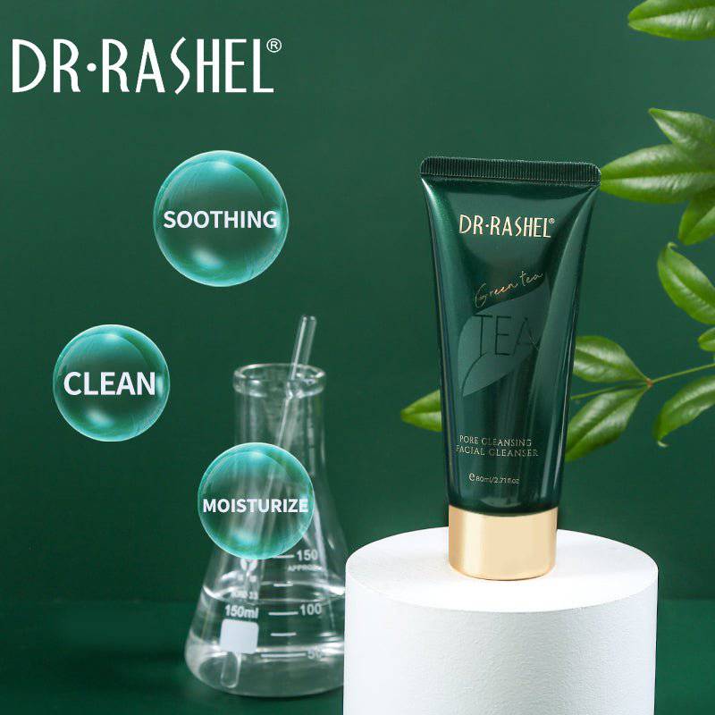 Dr.Rashel Green Tea Pore Cleansing Facial Cleanser 80ml Face Wash