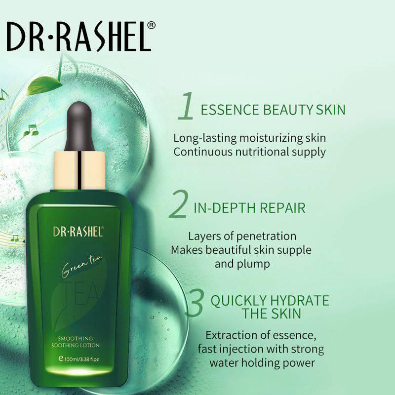 حساس جلد کے لیے Dr.Rashel Green Tea Smoothing اور Soothing Facial Lotion