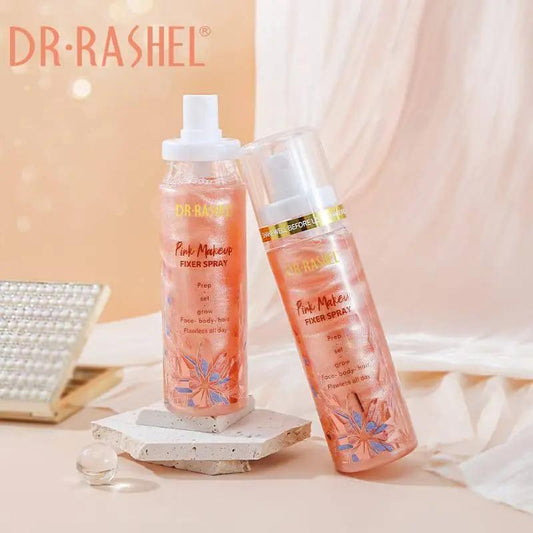   Dr.Rashel Lightweight &  Moisturizing Pink Makeup Fixer Spray - 100ml