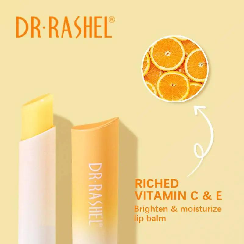 Dr.Rashel Lip Balm Series ہونٹوں کو روشن اور نمی بخشتا ہے - وٹامن سی