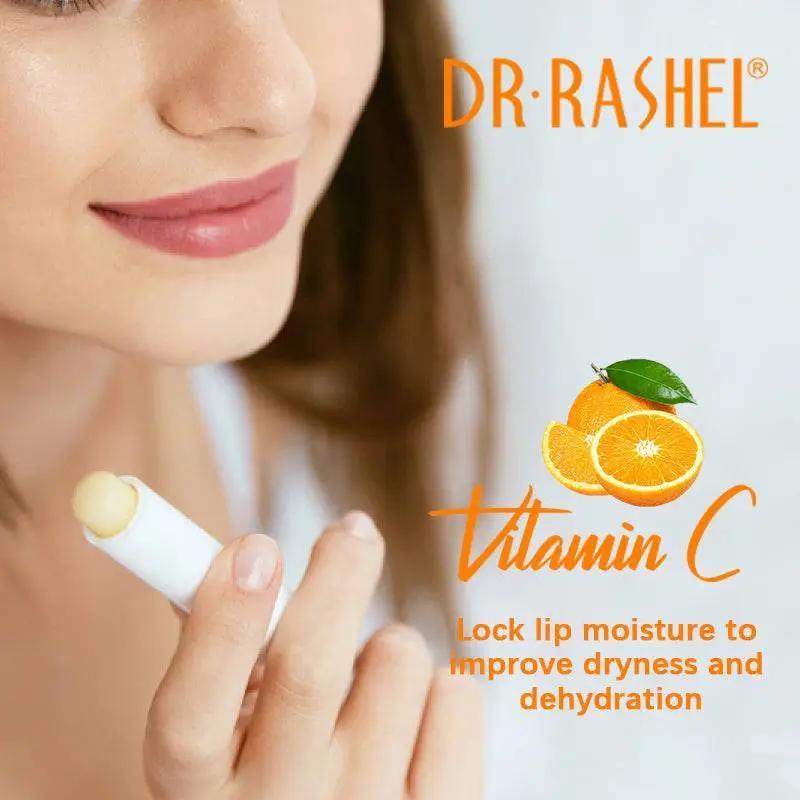 Dr.Rashel Lip Balm Series ہونٹوں کو روشن اور نمی بخشتا ہے - وٹامن سی