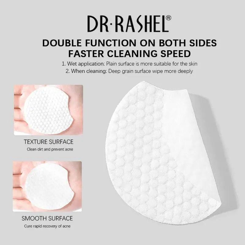Dr.Rashel Salicylic Acid Acne Cleansing Pads Facial Mask Acne Treatment Cotton Pads - 50 dual - textured soft pads - Dr Rashel Official