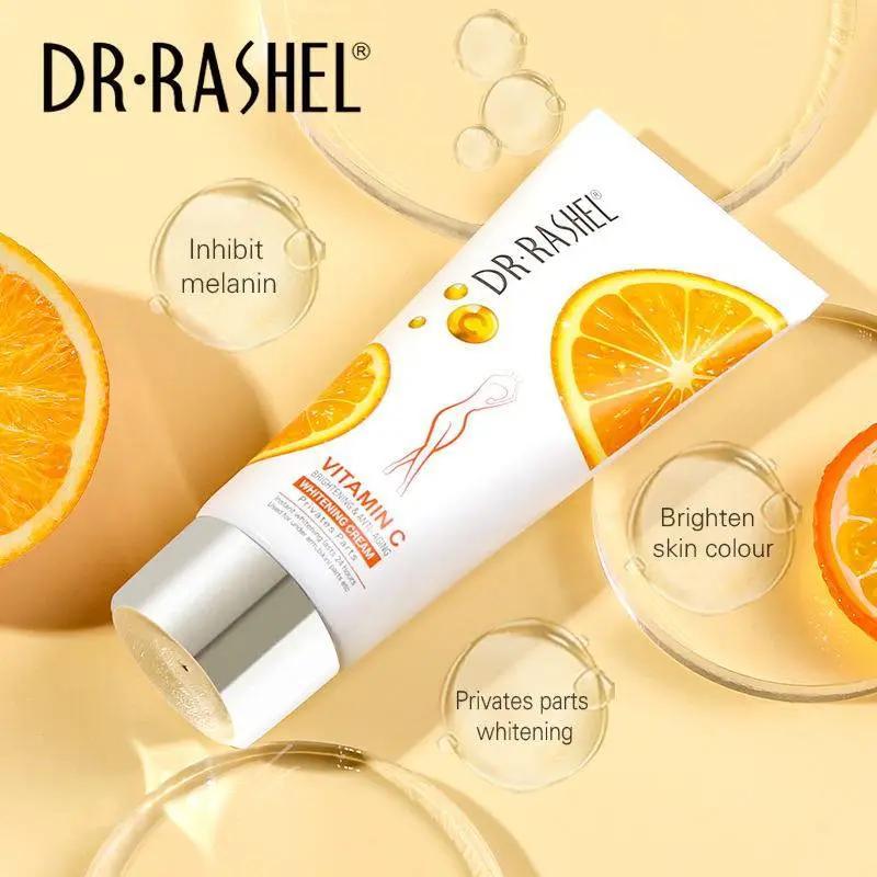 Dr.Rashel Vitamin C Brightening & Anti Aging Whitening Cream for Private Body Parts for Girls & Women - 80ml - Dr Rashel Official