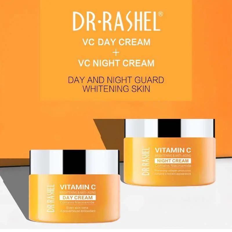   Dr.Rashel Vitamin C Day Cream + Night Cream - Pack of 2