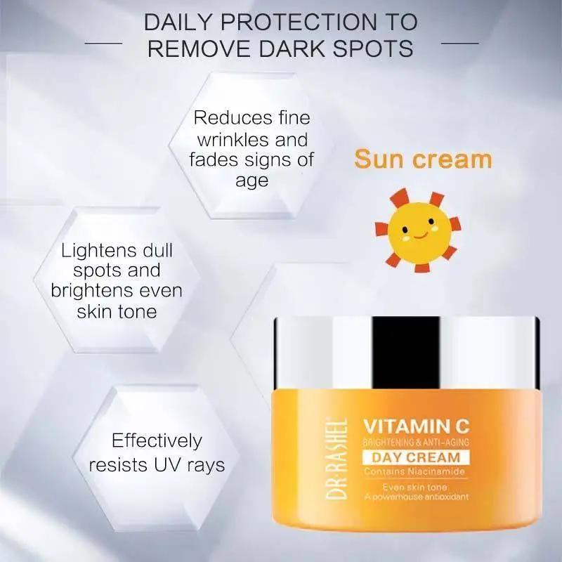   Dr.Rashel Vitamin C Day Cream + Night Cream - Pack of 2