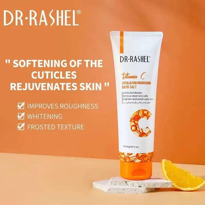 Dr.Rashel Vitamin C Exfoliating Nourishing Bath Salt - 400g - Dr Rashel Official