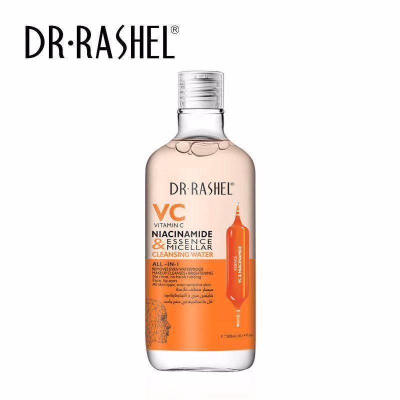   Dr.Rashel Vitamin C Niacinamide Essence & Micellar Cleansing Water All in 1 - 300ml