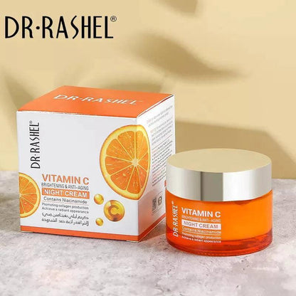   Dr.Rashel Vitamin C Night Cream For Anti Aging And Brightning - 50G