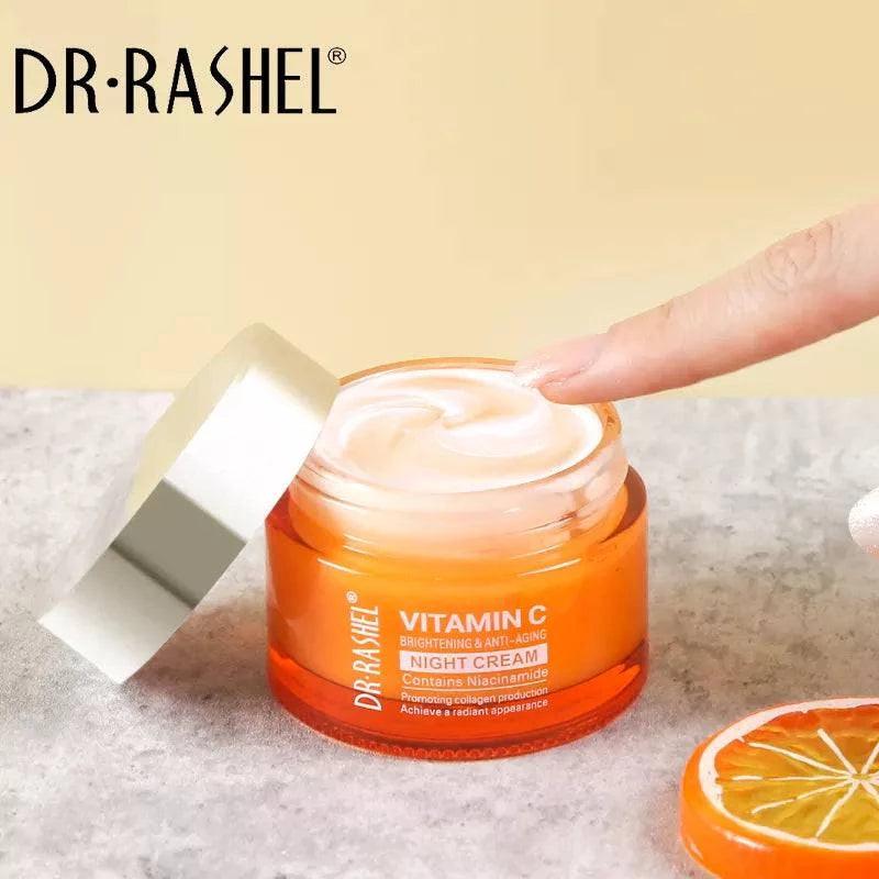   Dr.Rashel Vitamin C Night Cream For Anti Aging And Brightning - 50G