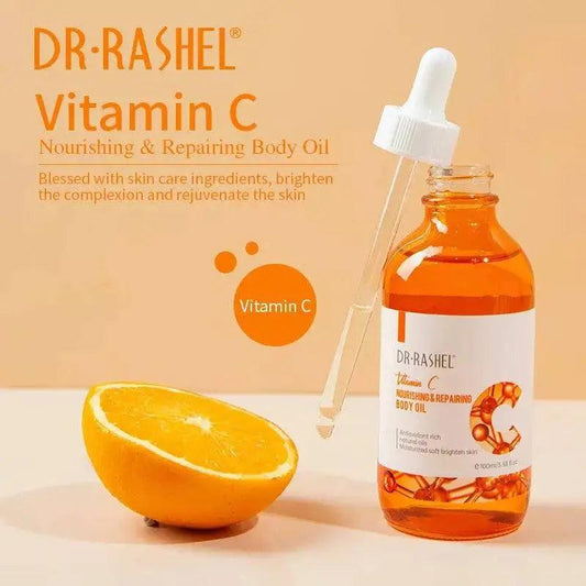Dr. Rashel Vitamin C Nourishing & Repairing Body Oil - 100ml