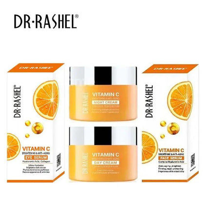   Dr.Rashel Vitamin C Series with Day & Night Cream + Serums - Pack of 4