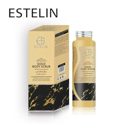 Estelin Body Scrub Anti-Aging Exfoliating Anti-Toxin - Gold - Dr Rashel Official