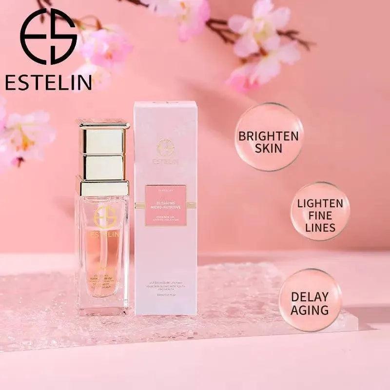 ESTELIN Cherry Blossoms Micro-nutritive Double Layer Essence Oil 30ml - Dr Rashel Official