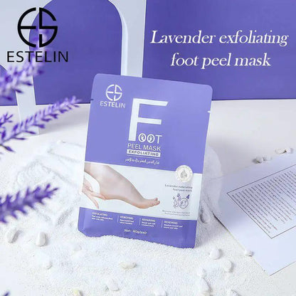   ESTELIN Foot Care Series Lavender Exfoliating Foot Peel Mask 40g - 2pairs