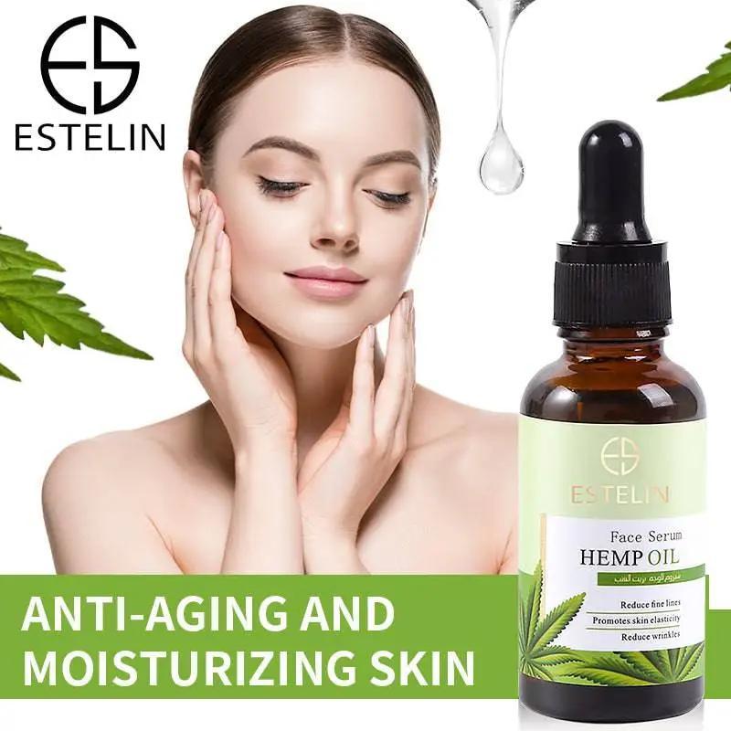 Estelin Hemp Oil Face Serum to Reduce Fine Lines & Wrinkles - 30ml - Dr Rashel Official