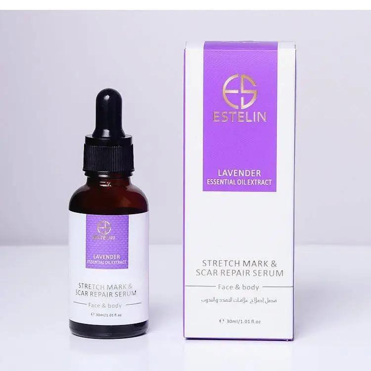 Estelin Lavender Essential Oil Extract Stretch Mark &amp; ​​Scar Repair Serum for Face &amp; Body - 30ml