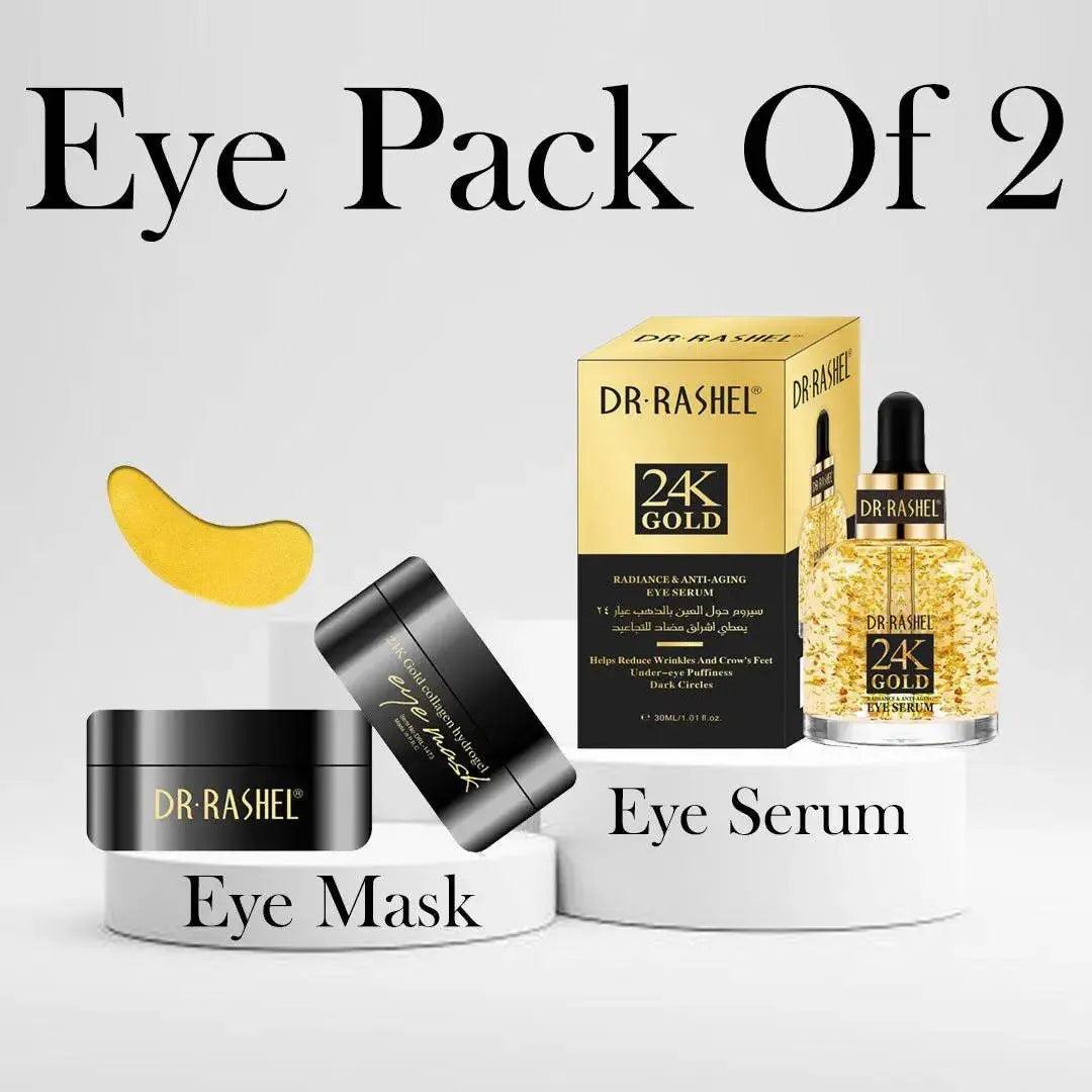 Eye Care Series Pack Of 2 - Eye Serum + Eye Mask - Dr Rashel Official